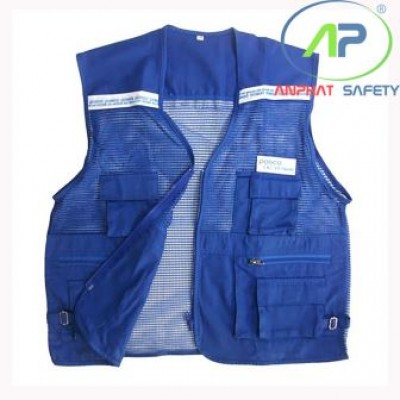 Áo phản quang Chi lê  (Màu Xanh đậm)